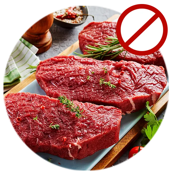 sqf nutricao alimentos nao permitidos carne vermelha