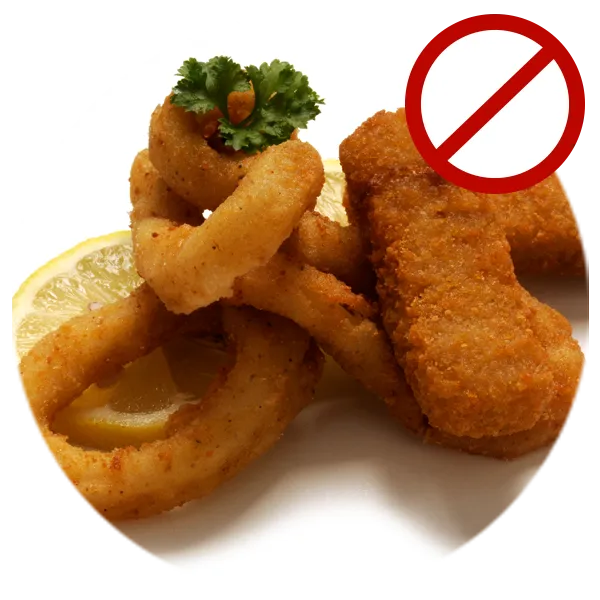 sqf nutricao alimentos nao permitidos frituras