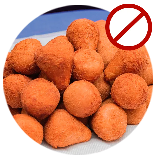 sqf nutricao alimentos nao permitidos salgadinhos