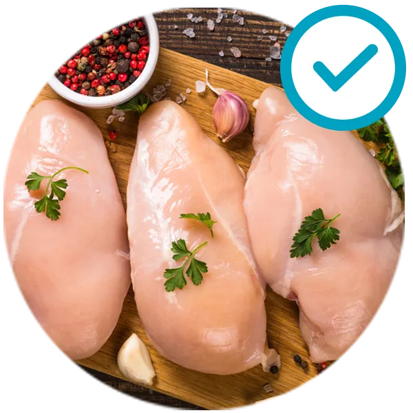 sqf nutricao alimentos permitidos peito aves