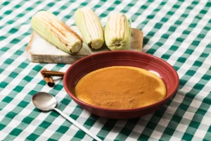 Curau vegano receita com pouca g